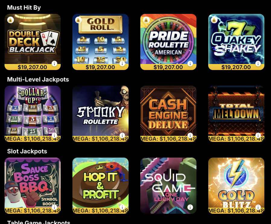 Jackpot Slots at DraftKings