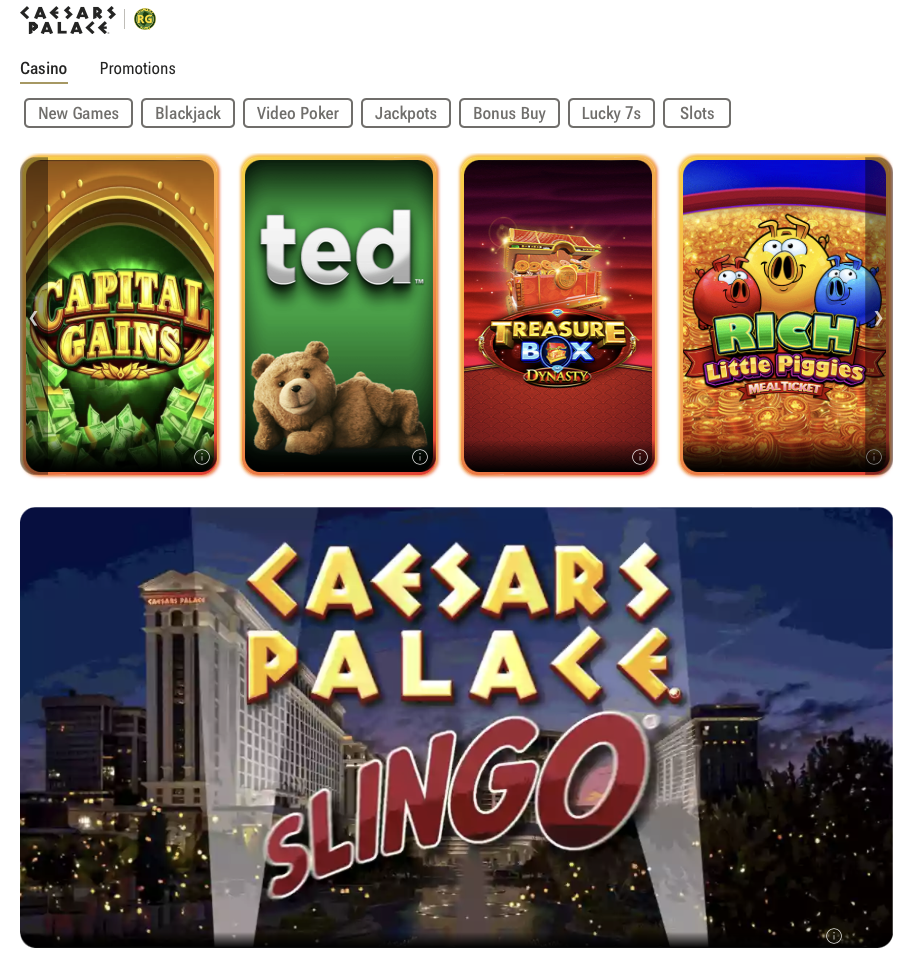 Caesars Online Casino Winner