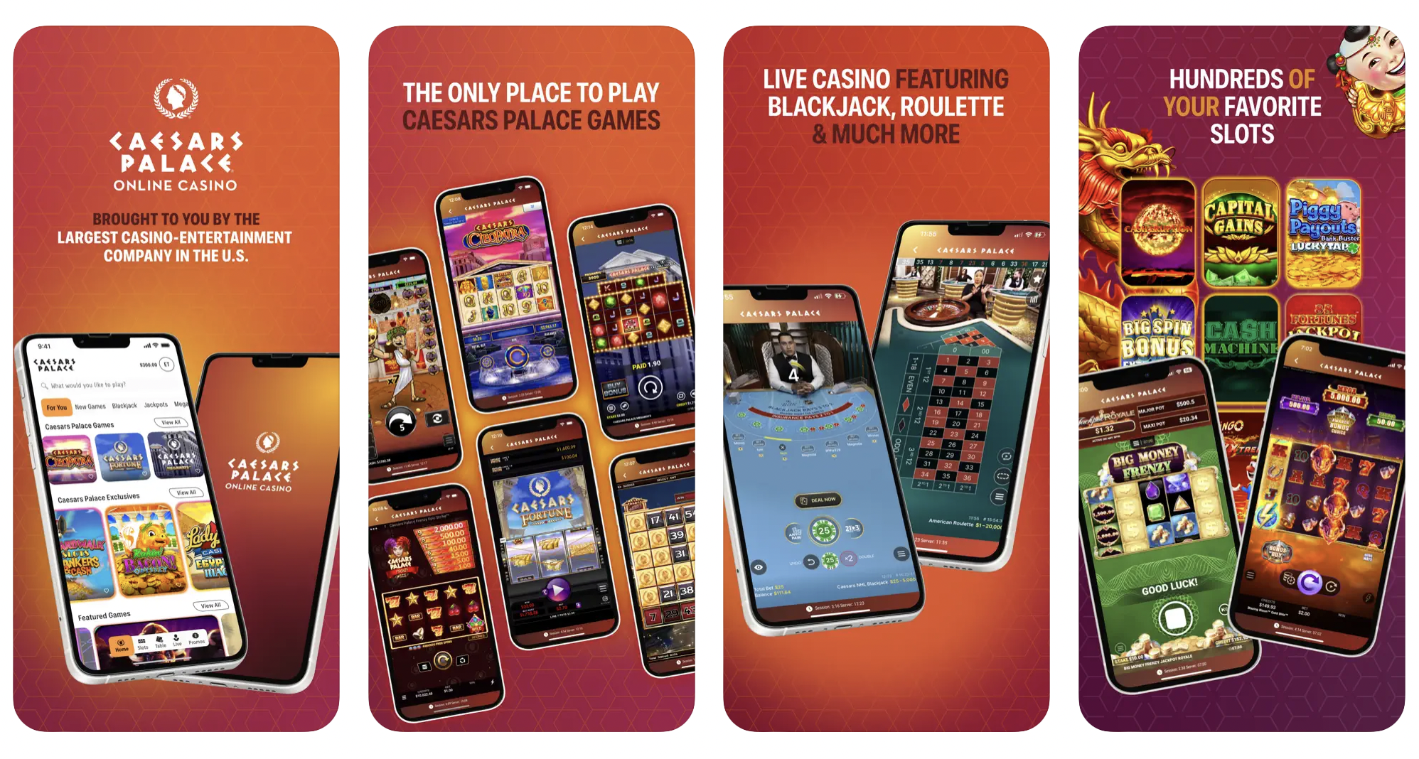 Caesars Online Mobile App